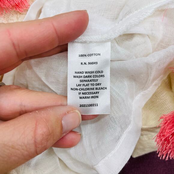 NWT Poppet & Fox Size 2 Pink Tassel Tulum Dress - Picture 6 of 6